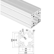 Profils en aluminium en alliage d&#39;alliage en aluminium T PROFILLE DE PROFILLE 6000 Ligne de production avec qualité supérieure